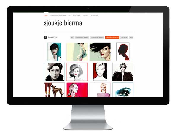 Sjoukje Bierma Wordpress Website