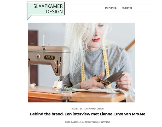 Slaapkamerdesign Blog | Een interview met Lianne Ernst van Mrs.Me