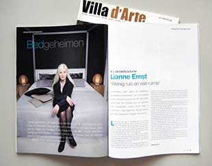 Villa d'Arte maart april 2008 | Bedcouturier Lianne Ernst