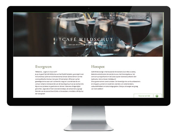 Website Cafe Wildschut