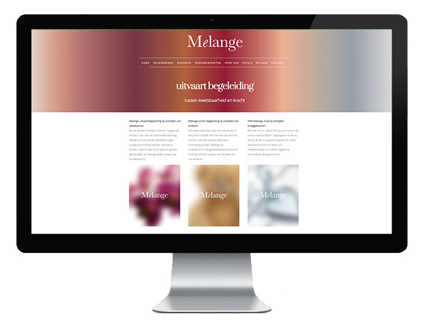 Melange Uitvaartbegeleiding Website