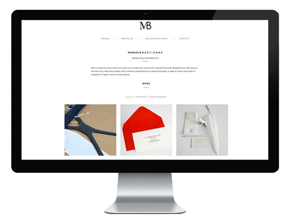 Monsieur B A S T I E N N E Website