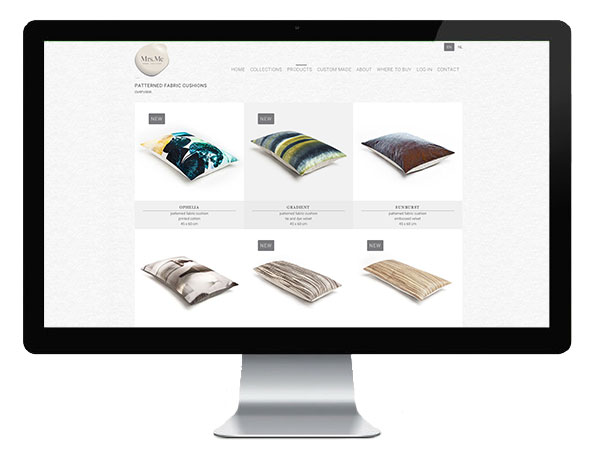 Mrs.Me home couture Responsive website