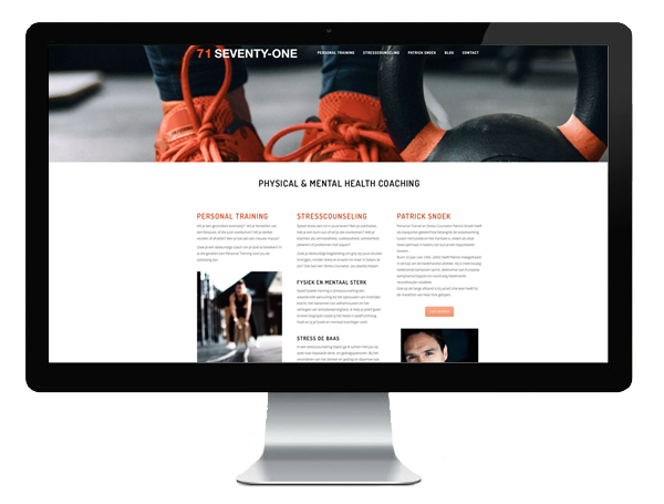 Seventy-One wordpress website